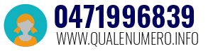 Numero di telefono 0471996839 0471996839