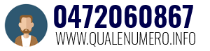 Numero di telefono 0472060867 0472060867