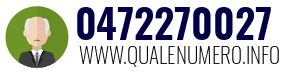 Numero di telefono 0472270027 0472270027