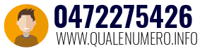 Numero di telefono 0472275426 0472275426