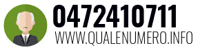 Numero di telefono 0472410711 0472410711