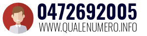 Numero di telefono 0472692005 0472692005