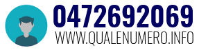 Numero di telefono 0472692069 0472692069