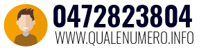 Numero di telefono 0472823804 0472823804