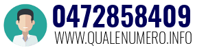 Numero di telefono 0472858409 0472858409