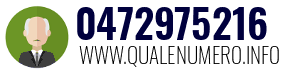 Numero di telefono 0472975216 0472975216