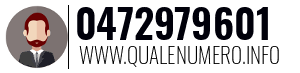 Numero di telefono 0472979601 0472979601