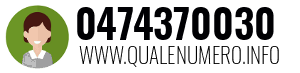 Numero di telefono 0474370030 0474370030