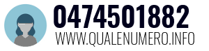 Numero di telefono 0474501882 0474501882