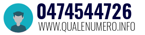 Numero di telefono 0474544726 0474544726