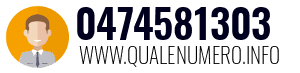 Numero di telefono 0474581303 0474581303