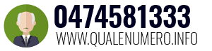 Numero di telefono 0474581333 0474581333
