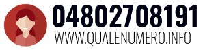Numero di telefono 04802708191 04802708191