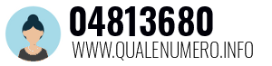 Numero di telefono 04813680 04813680
