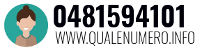 Numero di telefono 0481594101 0481594101