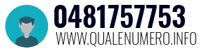 Numero di telefono 0481757753 0481757753