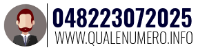Numero di telefono 048223072025 048223072025