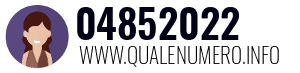 Numero di telefono 04852022 04852022