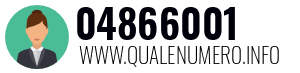 Numero di telefono 04866001 04866001