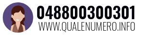 Numero di telefono 048800300301 048800300301
