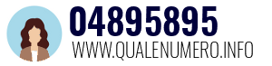 Numero di telefono 04895895 04895895