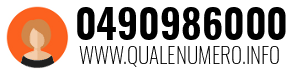 Numero di telefono 0490986000 0490986000