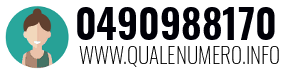 Numero di telefono 0490988170 0490988170