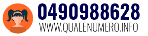 Numero di telefono 0490988628 0490988628