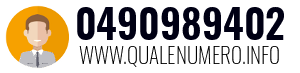Numero di telefono 0490989402 0490989402