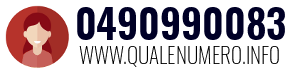 Numero di telefono 0490990083 0490990083