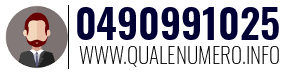 Numero di telefono 0490991025 0490991025