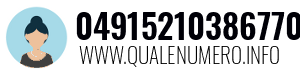 Numero di telefono 04915210386770 04915210386770