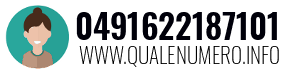 Numero di telefono 0491622187101 0491622187101