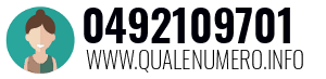 Numero di telefono 0492109701 0492109701