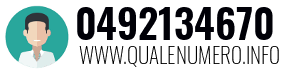 Numero di telefono 0492134670 0492134670