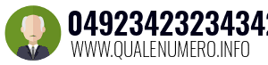 Numero di telefono 04923423234342 04923423234342