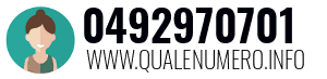 Numero di telefono 0492970701 0492970701