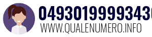 Numero di telefono 0493019999343055 0493019999343055