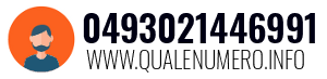 Numero di telefono 0493021446991 0493021446991