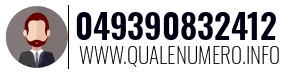 Numero di telefono 049390832412 049390832412