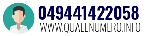 Numero di telefono 049441422058 049441422058