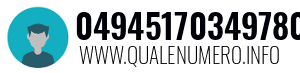 Numero di telefono 04945170349780 04945170349780