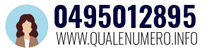 Numero di telefono 0495012895 0495012895