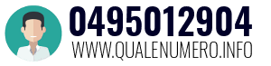 Numero di telefono 0495012904 0495012904