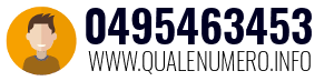 Numero di telefono 0495463453 0495463453