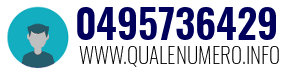 Numero di telefono 0495736429 0495736429