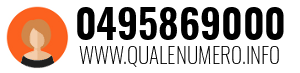 Numero di telefono 0495869000 0495869000