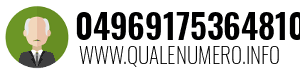 Numero di telefono 04969175364810 04969175364810