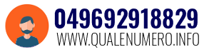 Numero di telefono 049692918829 049692918829