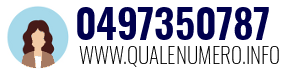 Numero di telefono 0497350787 0497350787